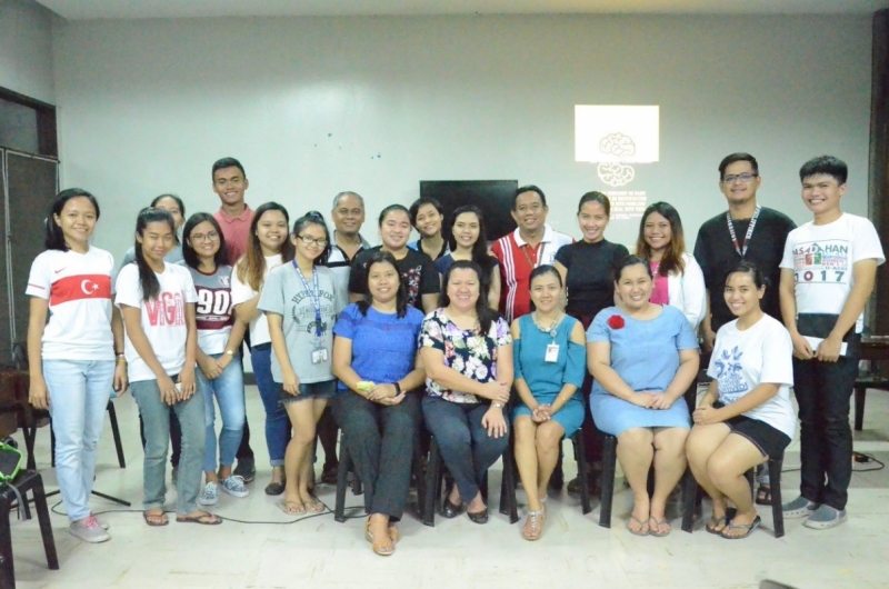 Guidance Services Specialists with personnel of the UPLB Housing Office and members and officers of the UPLB Alliance of Dormitory Associations 