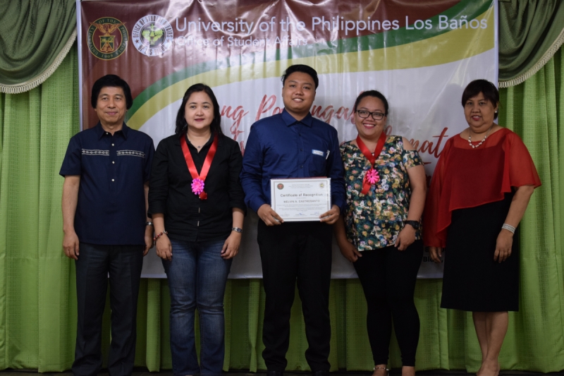 RECOGNIZING SCHOLARS: Melvin Castrosanto, recipient of the Rebisco Foundation's Financial Assistance for Tertiary Education (REBISCO FATE) and one of the scholars recognized during the Recognition Program. (Photo by Halyn Lunel Gamboa)