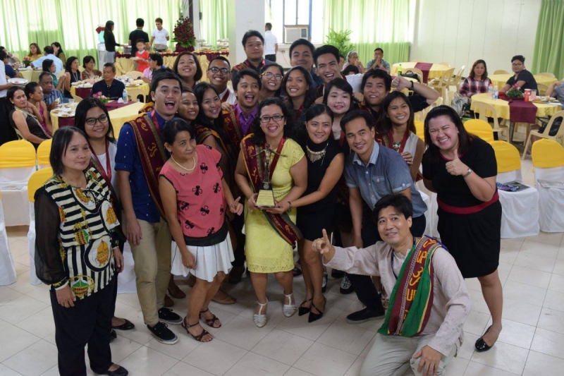 Graduating Gabay volunteers pose with the Guidance Services Specialists of CTD during the recognition ceremony.