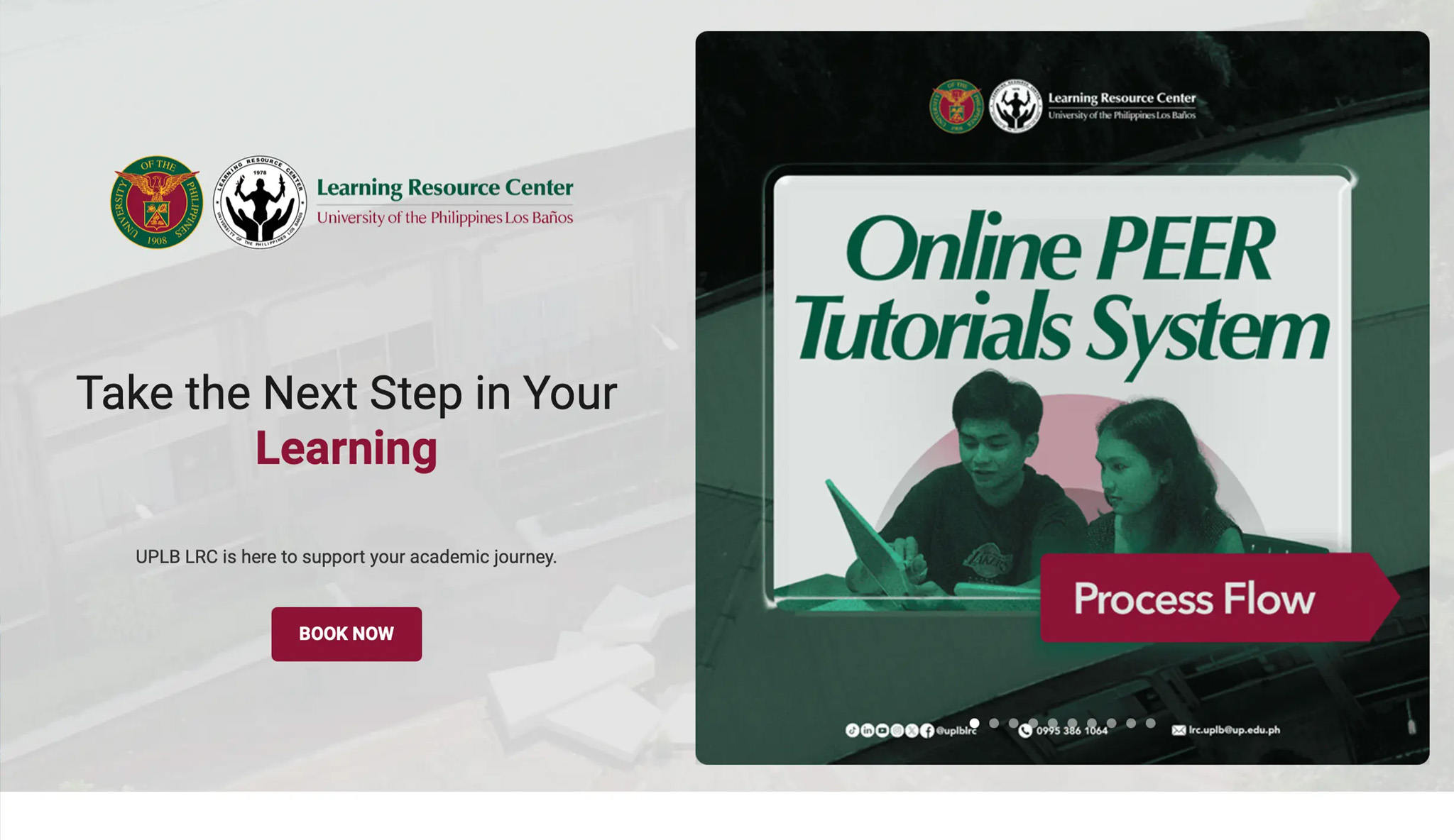 LRC-OVCSA launches online tutorials booking system, welcomes 25 new LRC PEER tutors